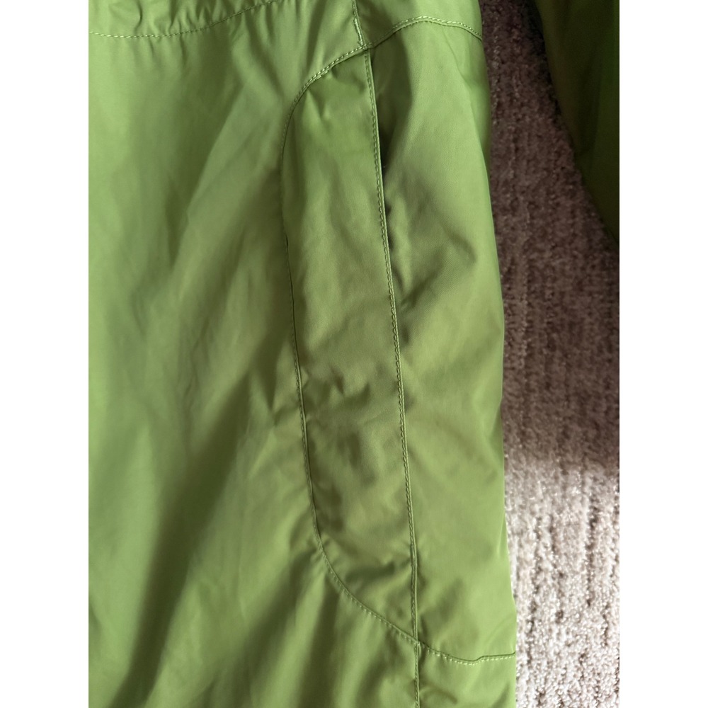 LL Bean Winter Warmer Coat Green Fleece Lined Hooded Parka M Reg 271139 - Picture 9 of 12